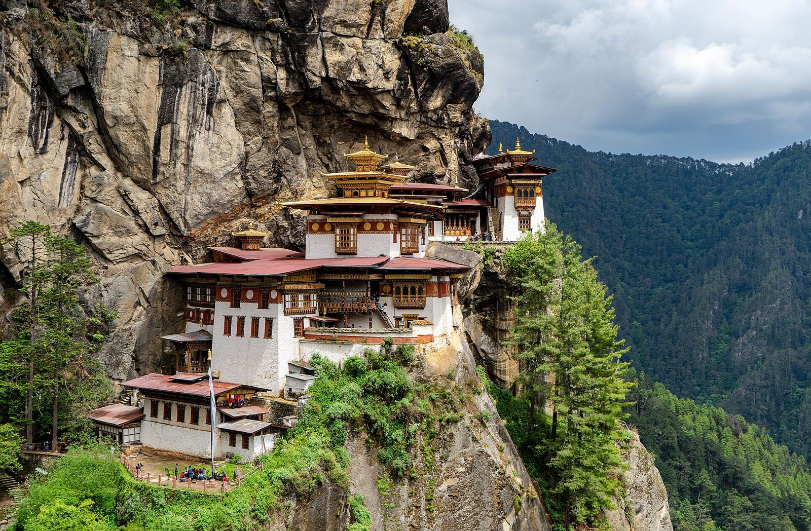 Cliffside monastery, Bhutan
